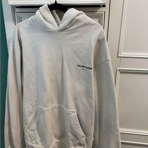 Talentless White Hoodie Large Unisex